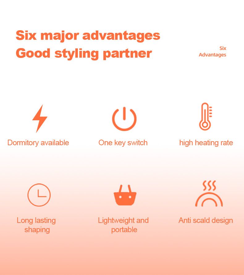 Multifunctional Electric Fluffy Hair Styling Comb Curling Straightening Dual-use Home Use Accepted_voghion.com