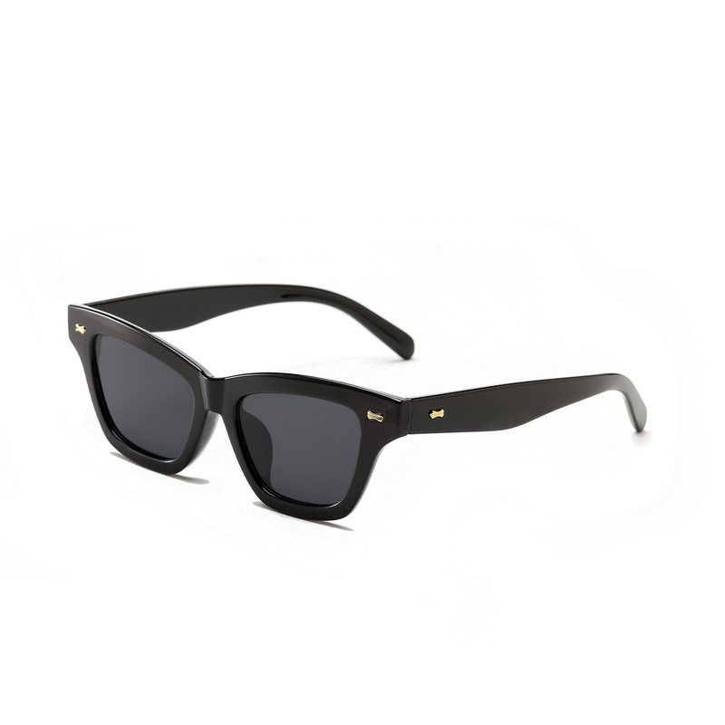 Hot selling items Glasses 95168 Square Tortoise Shell Rivet Small Frame Funny Sunglasses for Men and Women_voghion.com