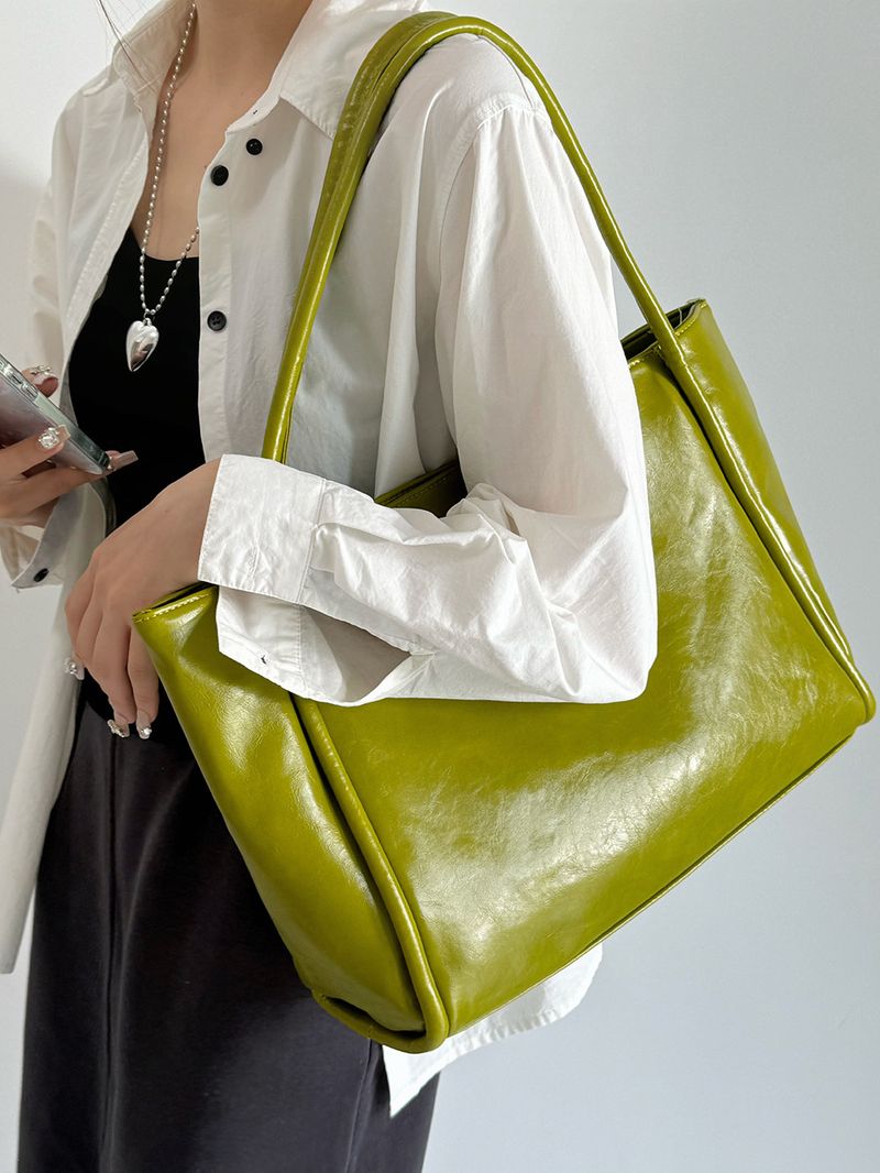 Women's Bags Bag Women's New Style Hand Held Single Shoulder Large Capacity Versatile Casual Underarm Bag Commuter Campus Tote Bag_voghion.com