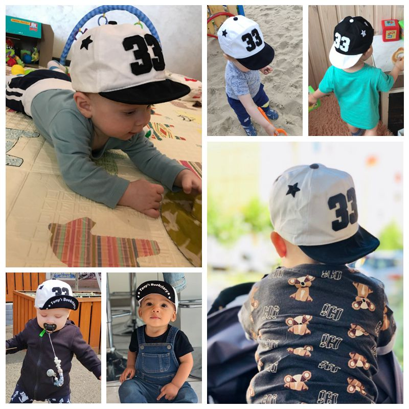 Gorra de béisbol de verano para bebé, gorra de algodón con letras para bebé, gorra ajustable para niños y niñas, gorra Snapback Hip Hop para el sol_voghion.com
