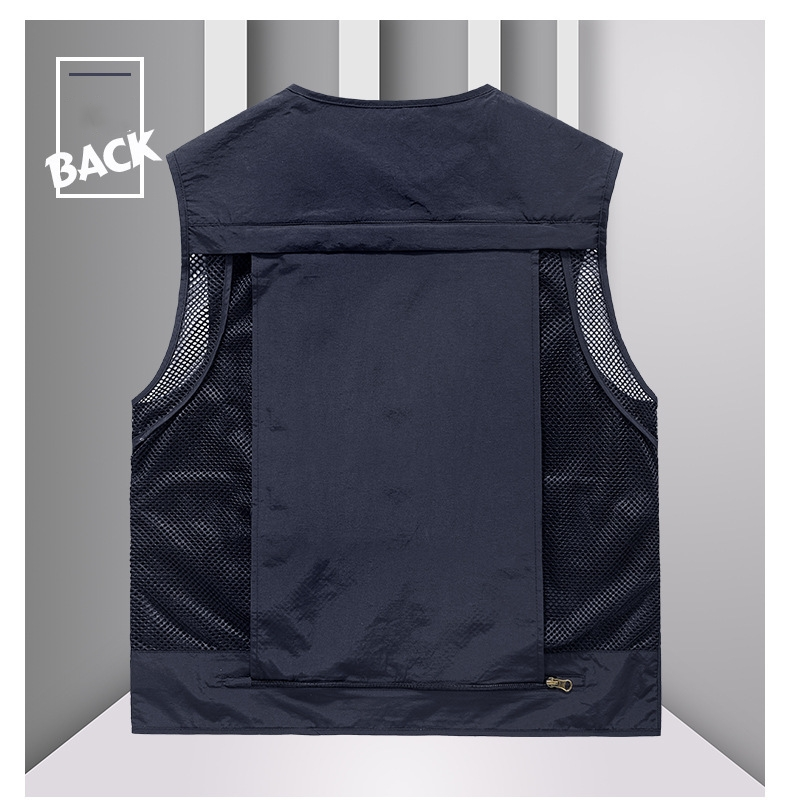 FGKKS Outdoor Leisure Vest For Men, New Breathable Outdoor Sports Coat With Multiple Pockets, High Quality Design, Leisure Vest For Men_voghion.com