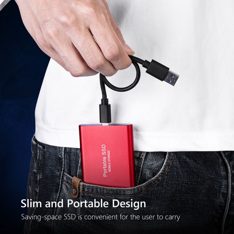 Cross-Border Exclusive SSD Mobile Solid State Drive 1TB Expansi Portable External Ultra-Thin 2TB High-Speed_voghion.com