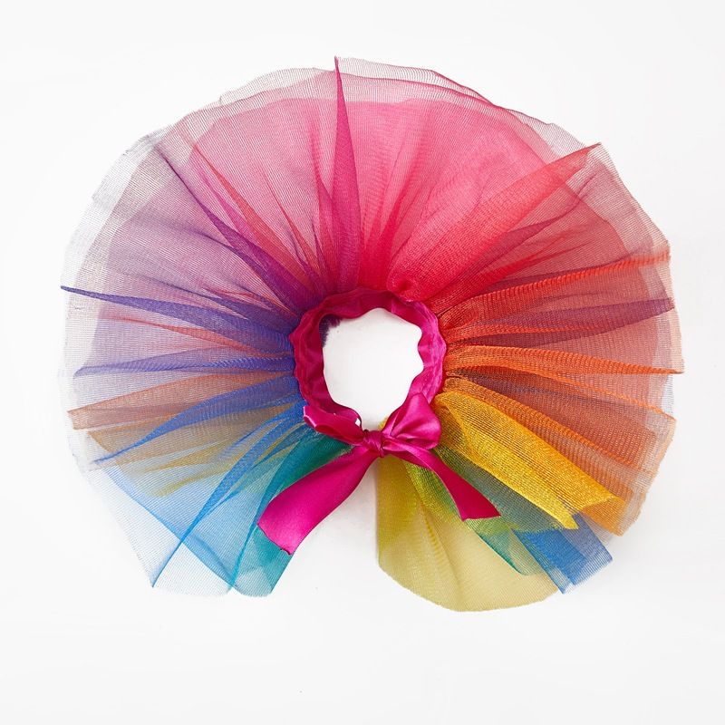 Neu Haustier TUTU Glänzender Tüll Krawatte Hundekostüm Halbrock_voghion.com