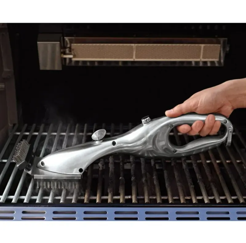 Barbecue Grill Outdoor Dampfreinigungsbürsten BBQ Reiniger Geeignet Für Holzkohle Schaber Gas Zubehör Kochen Küche Werkzeug_voghion.com
