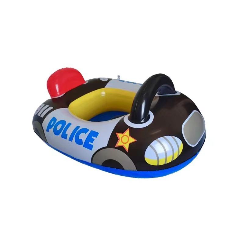 Pool och tillbehör Uppblåsbar simring för barn Extra tjock stor flytande babysits med vattenpistol Säker för pool Beach Play_voghion.com