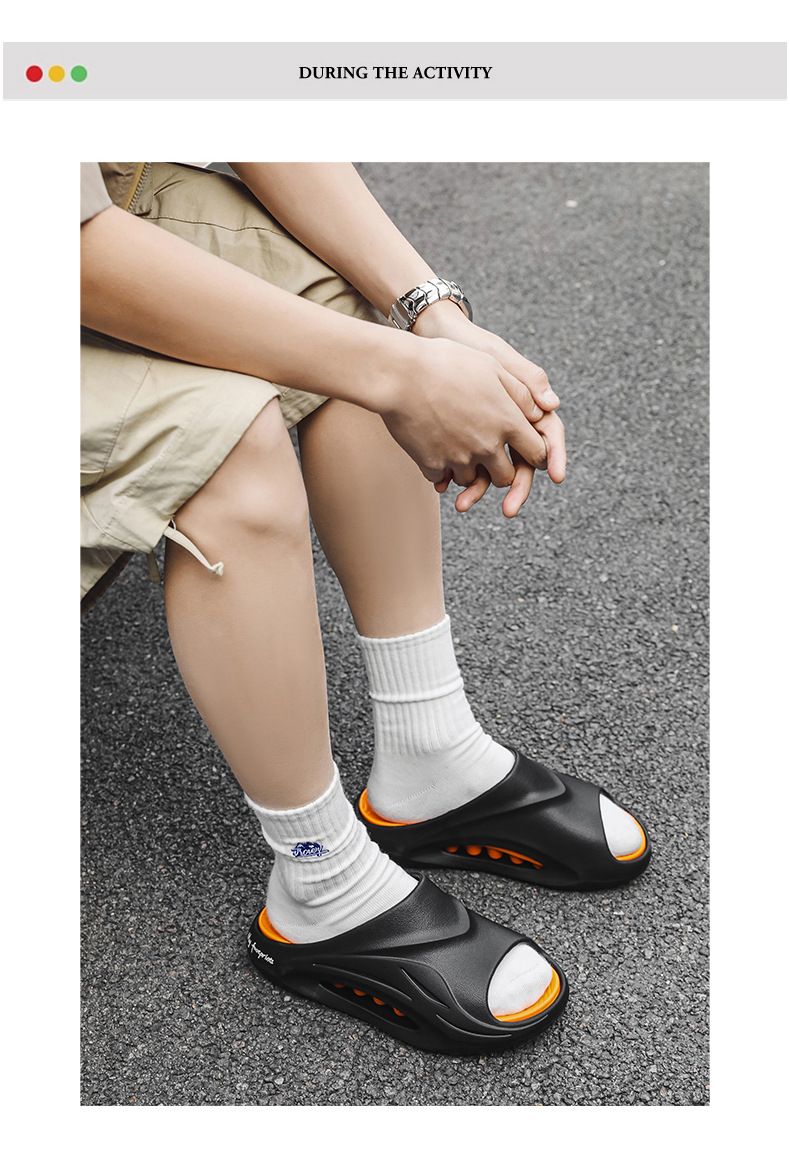 New Air Cushion Sports Slippers For Summer Indoor Couples Home Bathroom Non Slip Soft Sandals Outdoor Beach Slippers_voghion.com