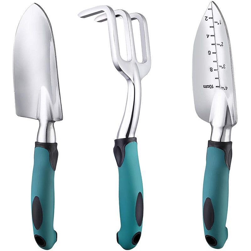 Tool Set Three Piece Aluminum Alloy Garden Tool Set Gardening Tool Set_voghion.com