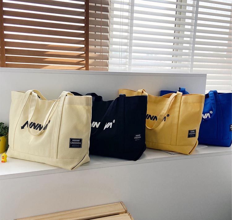 High Quality Eco Beach Cotton Bag Canvas Tote Bags With Custom Print_voghion.com
