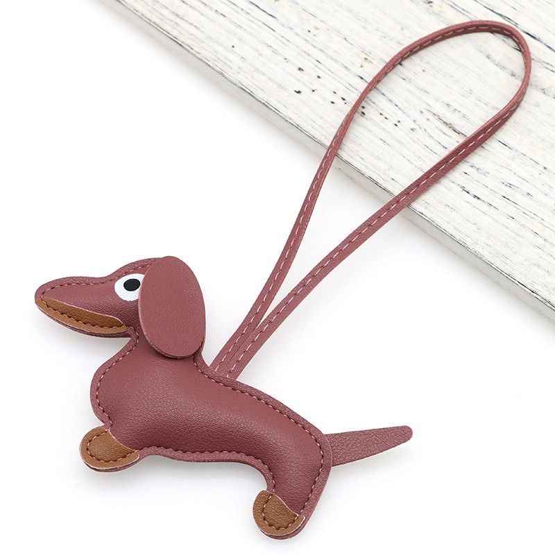 Bag Charm New Cartoon Personality Keychain Bag Pendant Series Dachshund Animal Shape Bag Pendant Decoration Wholesale_voghion.com