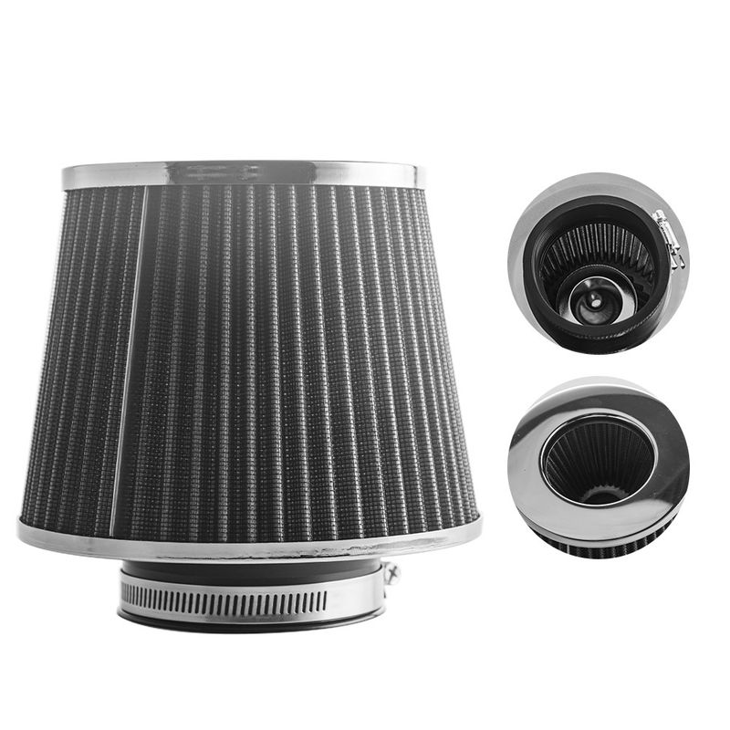 Car Modification 76mm High-flow Air Filter, Modified Mushroom Head Filter, Winter Mushroom Head Exhaust Gas Filter_voghion.com