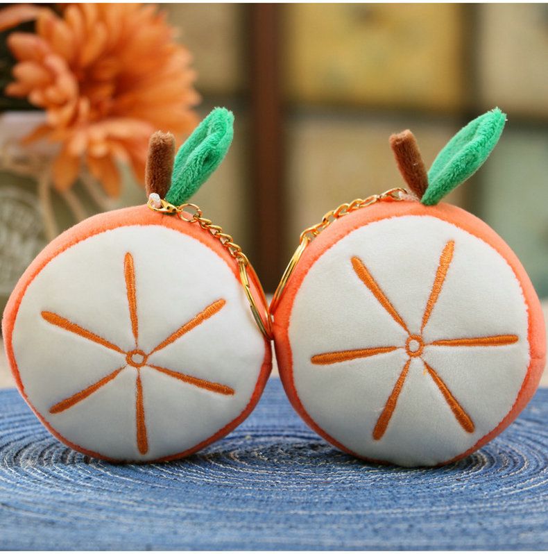 Obst und Gemüse Plüschanhänger Kreative Actionfigur Spielzeuganhänger Süße Puppe Geschenk Schlüsselanhänger_voghion.com