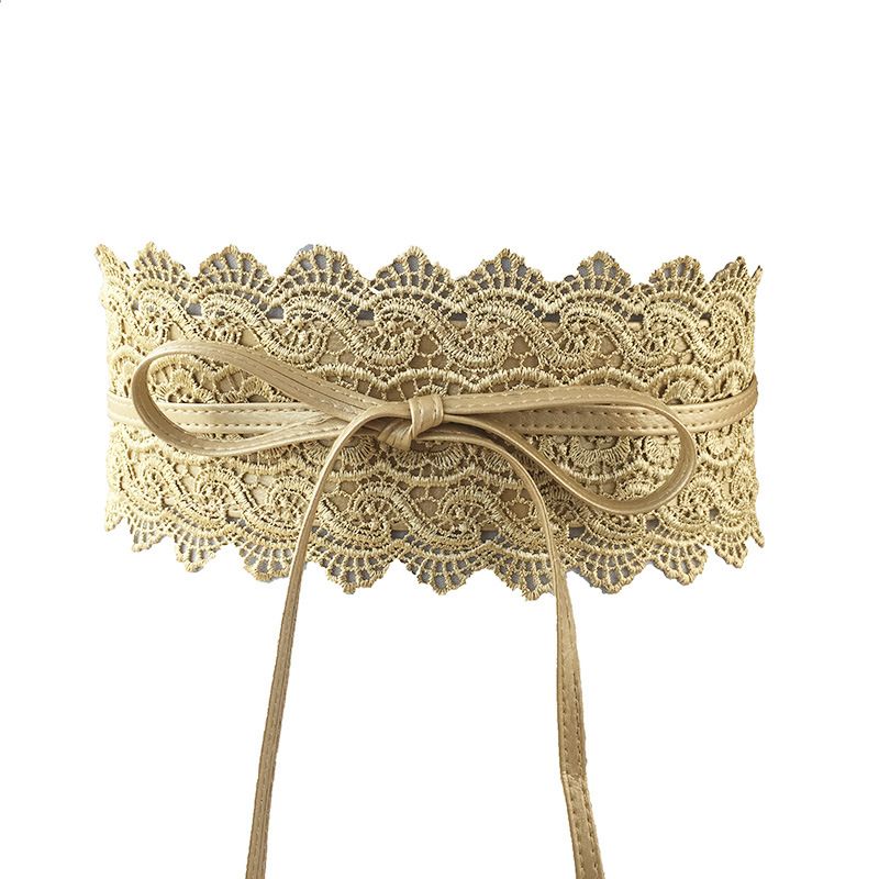 Cintura decorativa in vita per gonna da donna con bordo in pizzo extra dolce e largo_voghion.com
