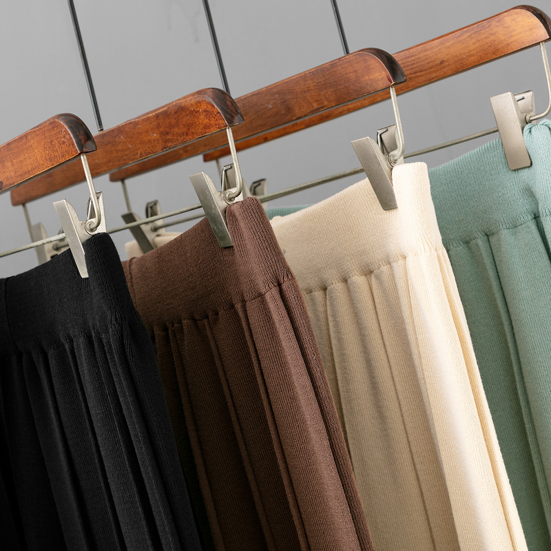 Chaleco sin mangas de color liso para mujer, suéter, pantalones de pierna ancha, traje de seda de hielo de talla grande_voghion.com