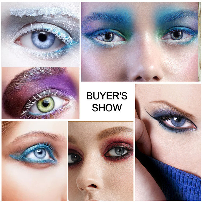 Color eye black 5D silk fiber eye black waterproof roll anti stain curl length eyelash lengthening eye makeup tool_voghion.com
