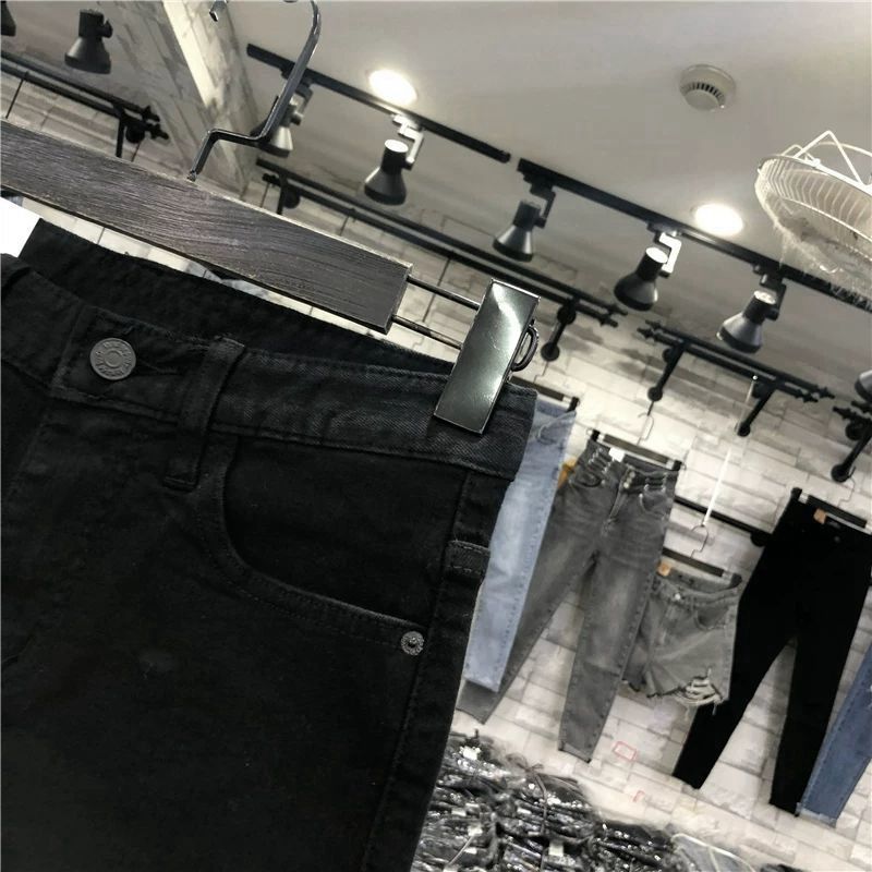 Pantalons de cyclisme pour femmes, célèbres sur Internet, nouveau short amincissant taille haute noir, serré et élastique, été 2024_voghion.com