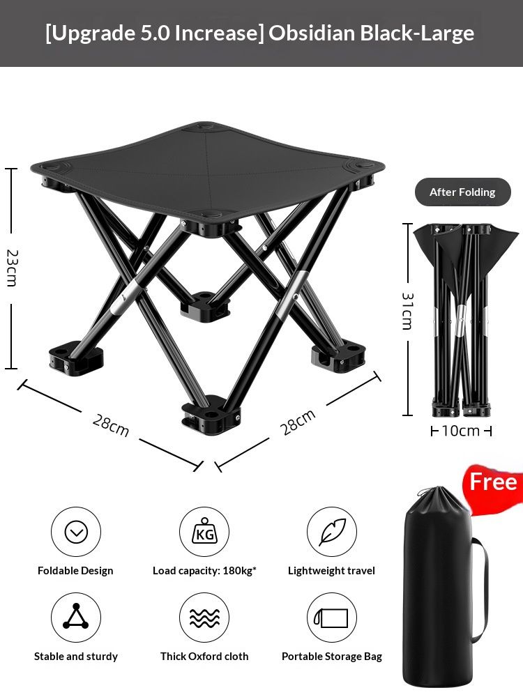 QFV50704555550<== Train Queuing High-Speed Rail Seatless Artifact Fishing Stool Subway Outdoor Portable Folding Chair_voghion.com