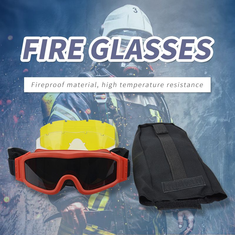 New High-quality Firefighter Goggles Set Made Of High-temperature Resistant Material, CS Tactical Goggles, And Outdoor_voghion.com