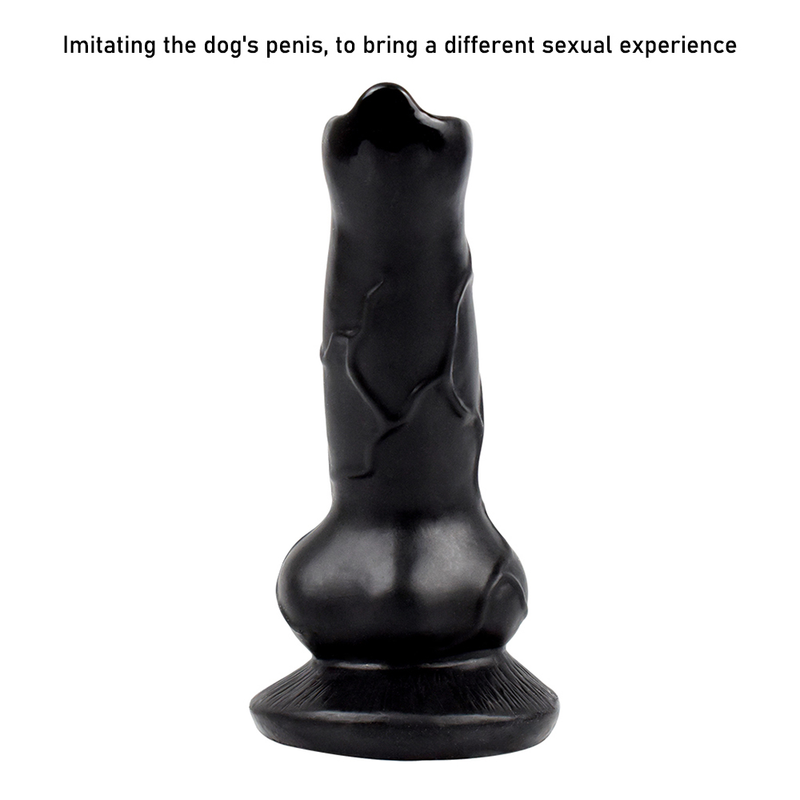 Imitation Dog Dildo Anal Plug Healthy Soft Dildos with Suction Cup for Stimulates the and Anus Big s_voghion.com