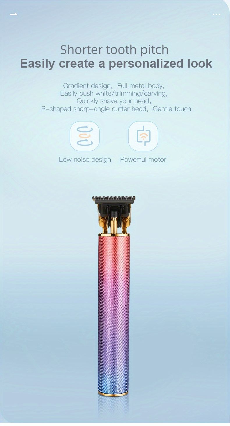 Tondeuses à cheveux professionnelles sans fil pour hommes - Tondeuses électriques pour barbier pour kit de coupe de cheveux - Kit de toilettage pour hommes avec longue durée de vie de la batterie et précision_voghion.com
