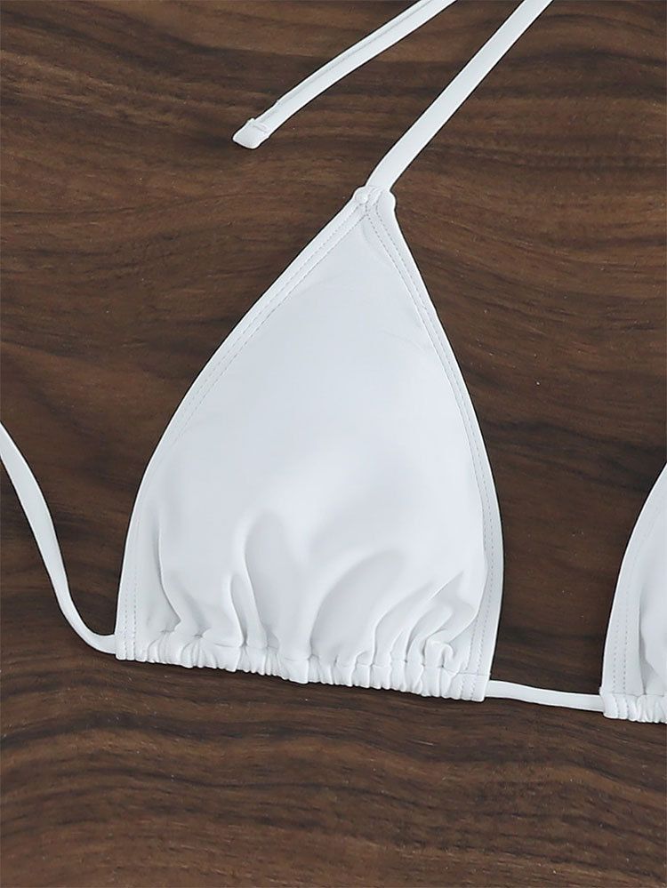 Maillot de bain deux pièces en maille à lacets, ensemble sexy trois pièces, bikini, nouvelle collection 2025_voghion.com