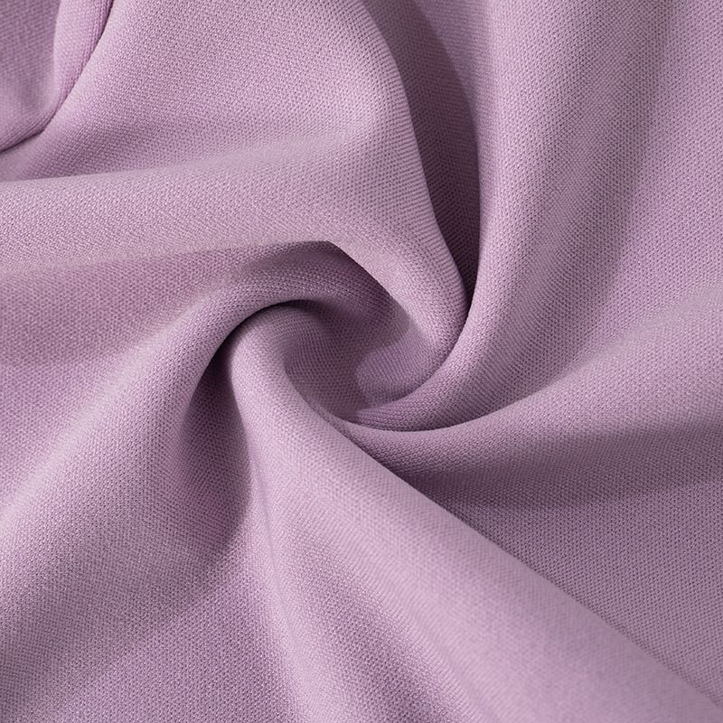 Abbigliamento da donna, linea autunno e inverno, pantaloni a vita alta con elastico in corda, senza colletto, con cerniera, in colori a contrasto_voghion.com