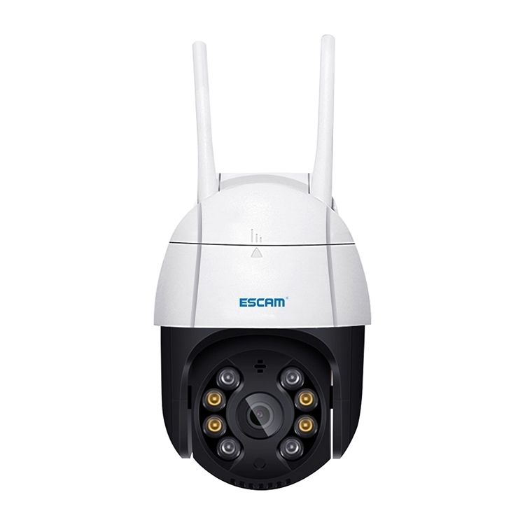 QF518 5MP Smart WiFi IP-Kamera, unterstützt KI-Humanoidenerkennung / automatisches Tracking / Nachtsicht mit zwei Lichtern / Cloud-Speicher / Zwei-Wege-Audio / TF-Karte, Stecker: AU-Stecker (weiß)_voghion.com