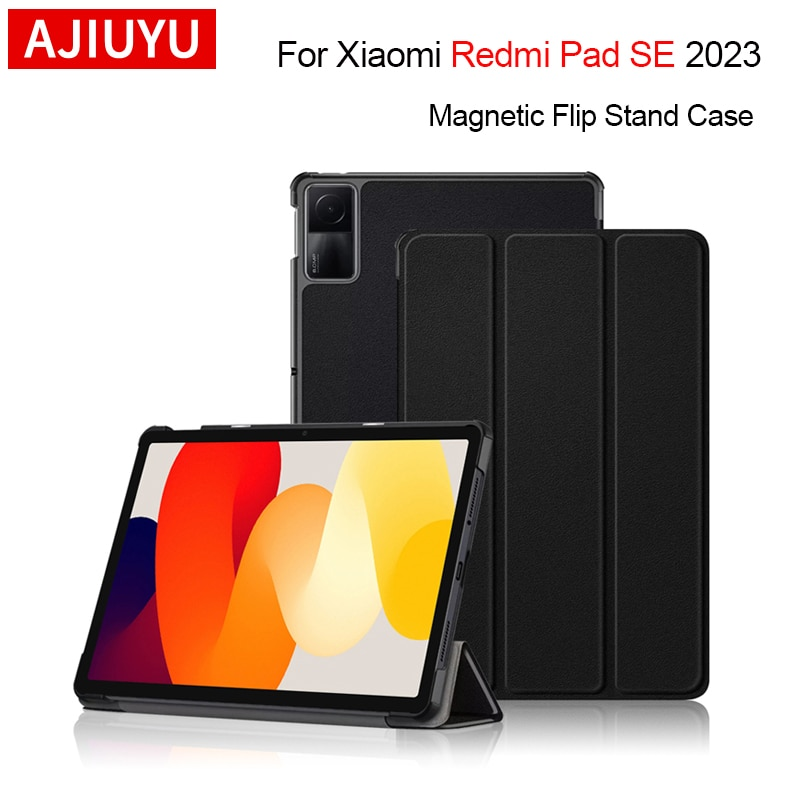 IUYU Capa Xiaomi Redmi SE 11" 2023 Capa protetora de couro magnético para tablet para RedMi Pad Se 11 polegadas Suporte_voghion.com