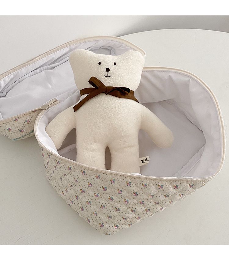 RYYD Quilted Toiletry Case - Box Shape|Cute Cotton|EU Made_voghion.com