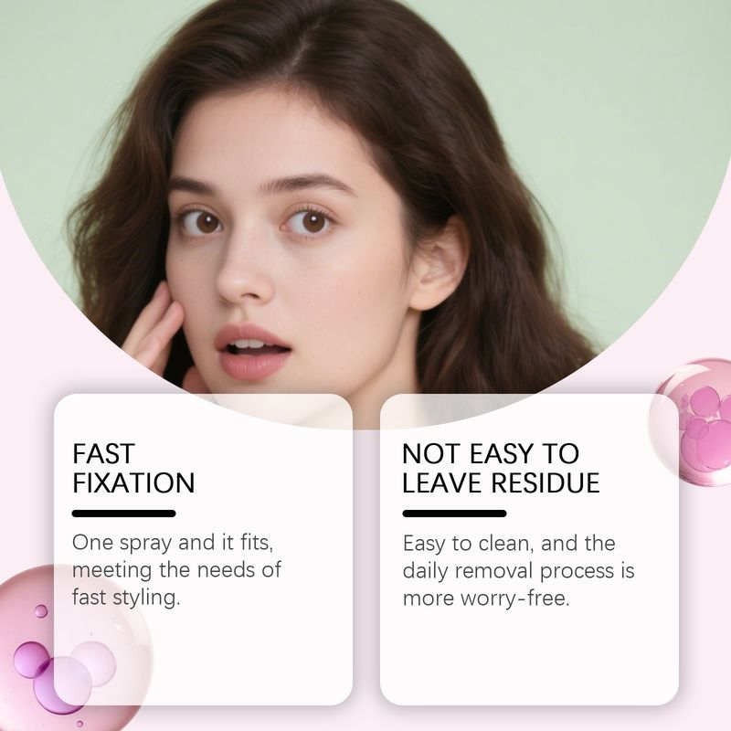 Hoegoa Adhesive Wig Lace Setting Invisible Adhesion Lightweight Refreshing Care Spray_voghion.com