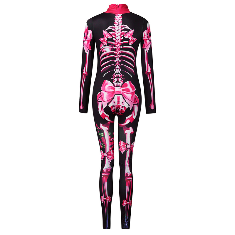 Îmbrăcăminte pentru femei FC635 Spot Explosion Costum de Halloween Bal Schelet Rochie Părinte-Copil Salopetă Femeie_voghion.com