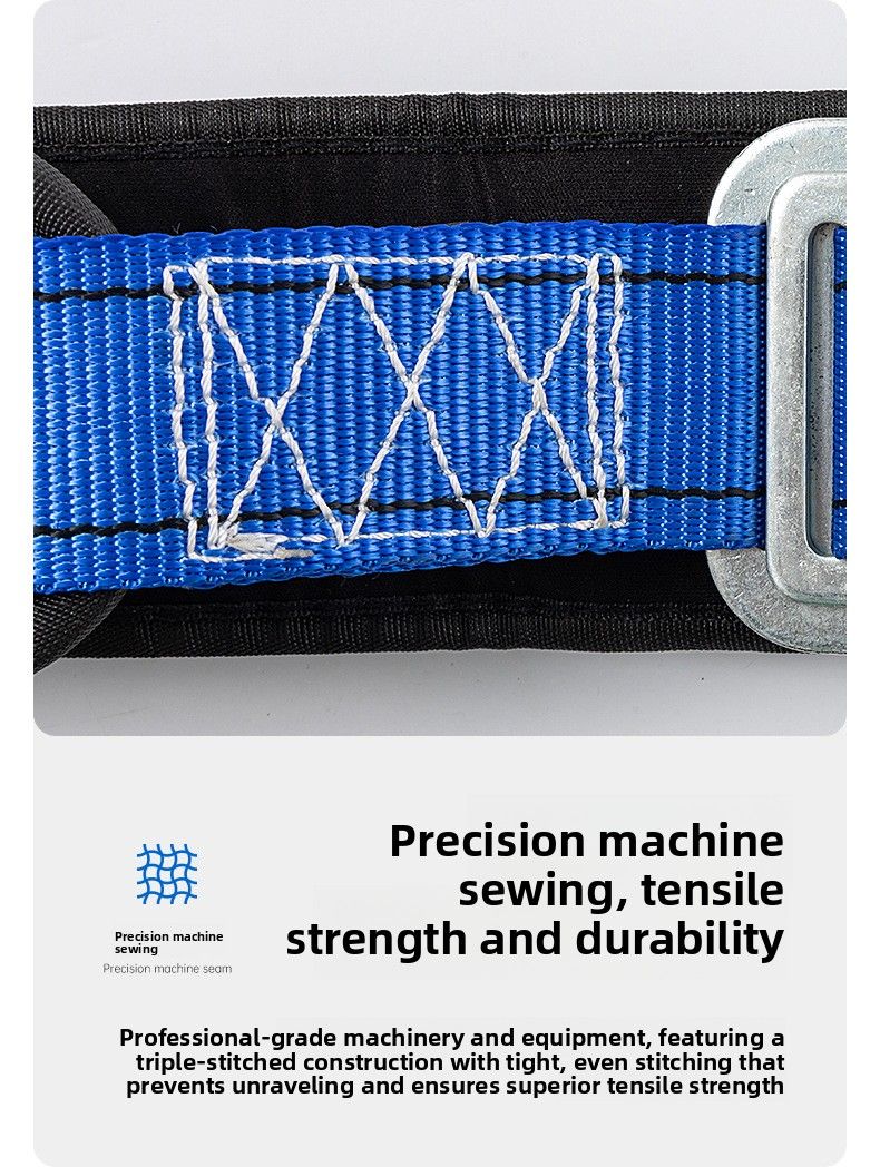 Single Elastic Rope High Altitude Work Electrician Quick Release Double Safety Waist Belt_voghion.com