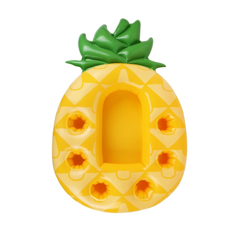 Ananas Su Buz Barı Meyve Tabağı Açık Yüzme Havuzu Yaratıcı Bardak Altlığı Tepsisi Avokado Gökkuşağı Şişme Yüzen Mat_voghion.com