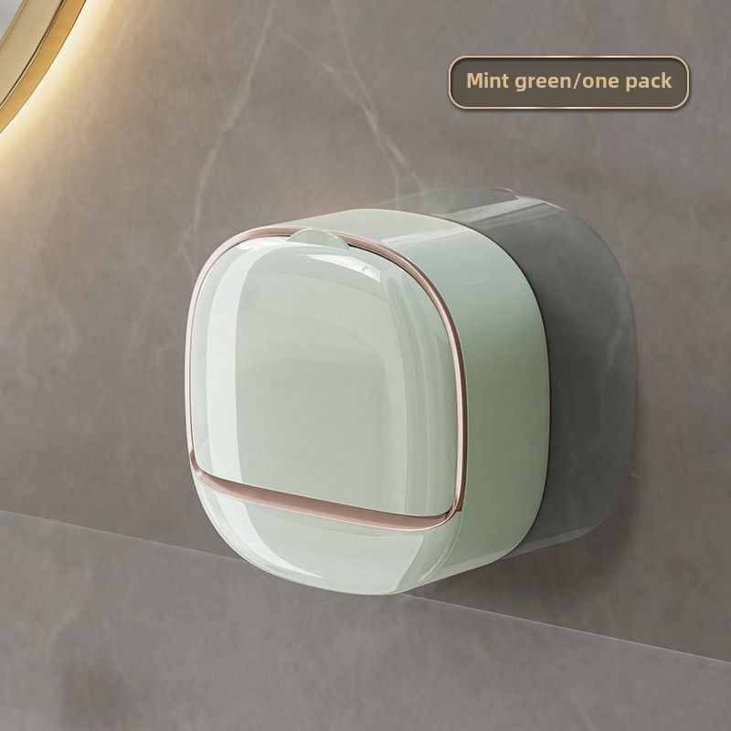 Soap Box Non-punching Wall-mounted Household Soap Box High-end_voghion.com