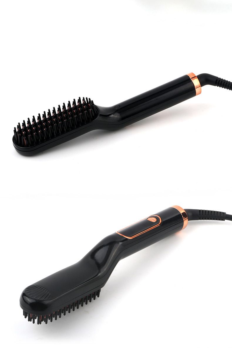 Kamm Dual-Use-Männer Bart Styling Tool Glätten Lockenstab_voghion.com