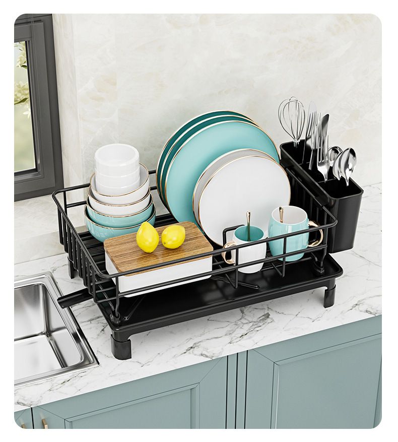 Contenitori per piatti e ciotole da cucina, scolapiatti multifunzionale da banco, ciotole interne per armadietti e organizer per bacchette,_voghion.com