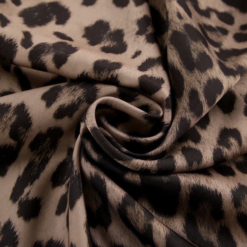 Gonna lunga a coda di pesce con stampa leopardata, gonna lunga fino al pavimento, abbigliamento da donna, gonna lunga drappeggiata_voghion.com