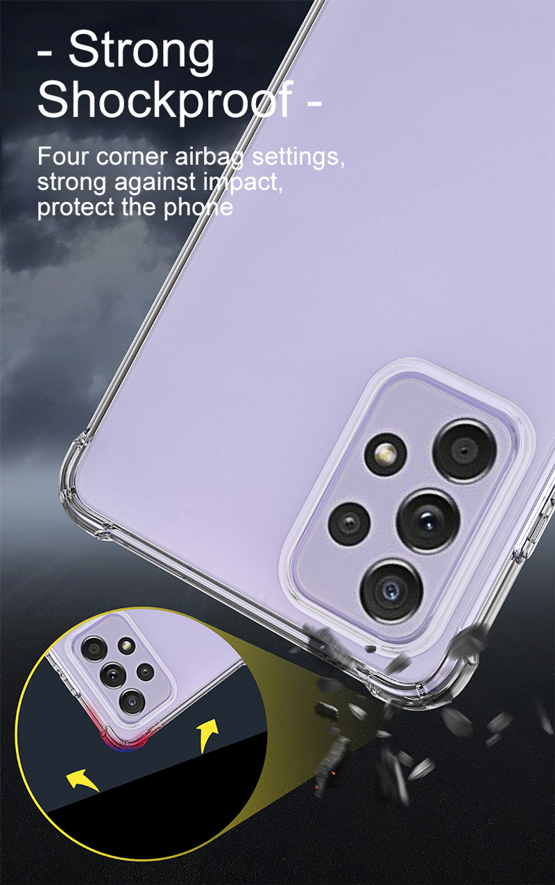 Stoßfestes Silikon-Softcase für Samsung Galaxy A53 A73 A33 A52 A72 A32 A22 A12 A71 A51 A31 A70 A50_voghion.com