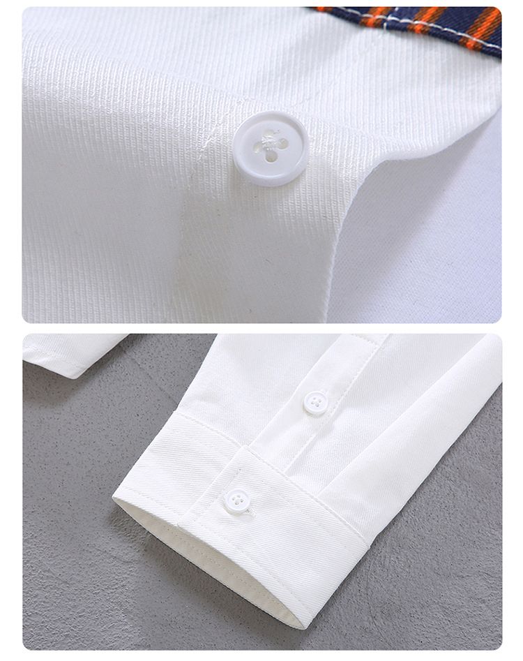 Camisas de manga larga de algodón puro con botones casuales de alta calidad para hombre, nuevo diseño 2025, camisa de algodón patchwork_voghion.com