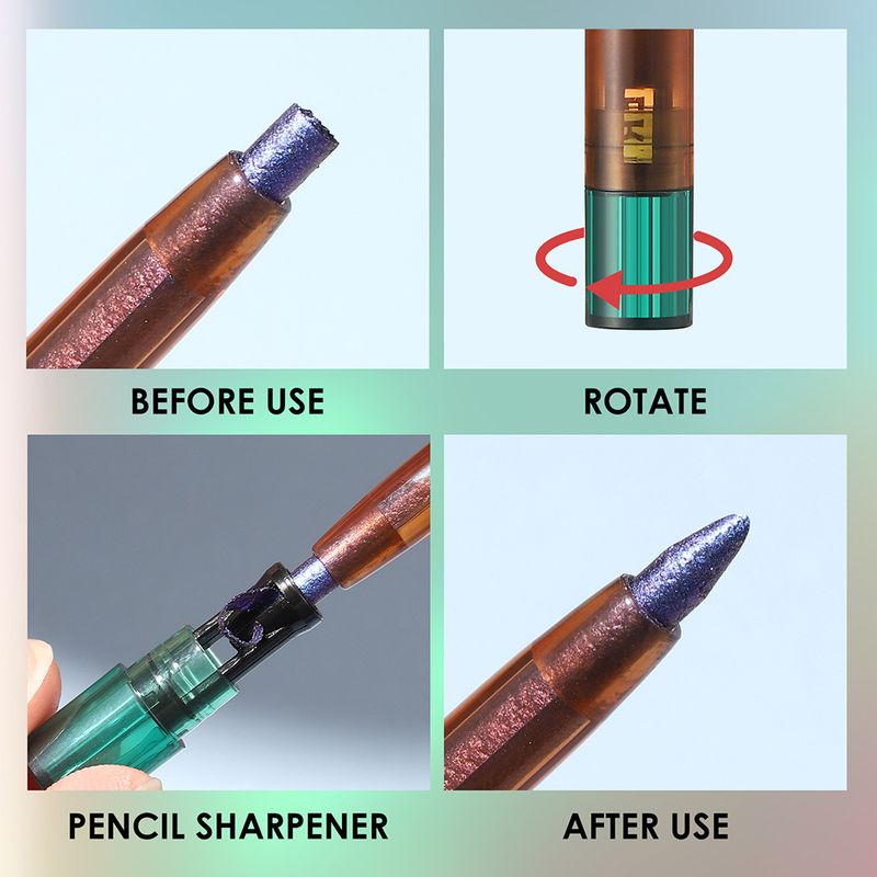 New Gel Metal Chameleon Eyeliner, Color Changing Shiny Long-lasting Waterproof Eyeshadow Pen_voghion.com