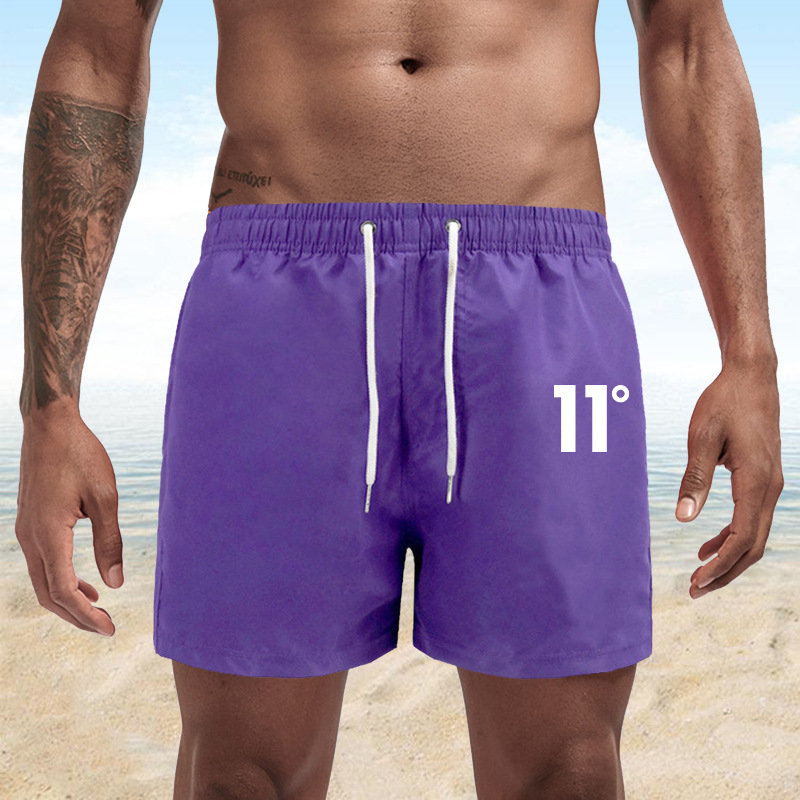 New men's thin loose men's five part Beachwear summer casual sports shorts_voghion.com