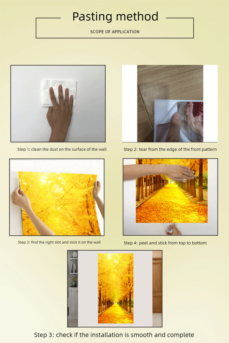 Dekorativer Glücksbaum für Wohnzimmer, Eingangsbereich, Schlafzimmer, Wandaufkleber, Wandtapete_voghion.com