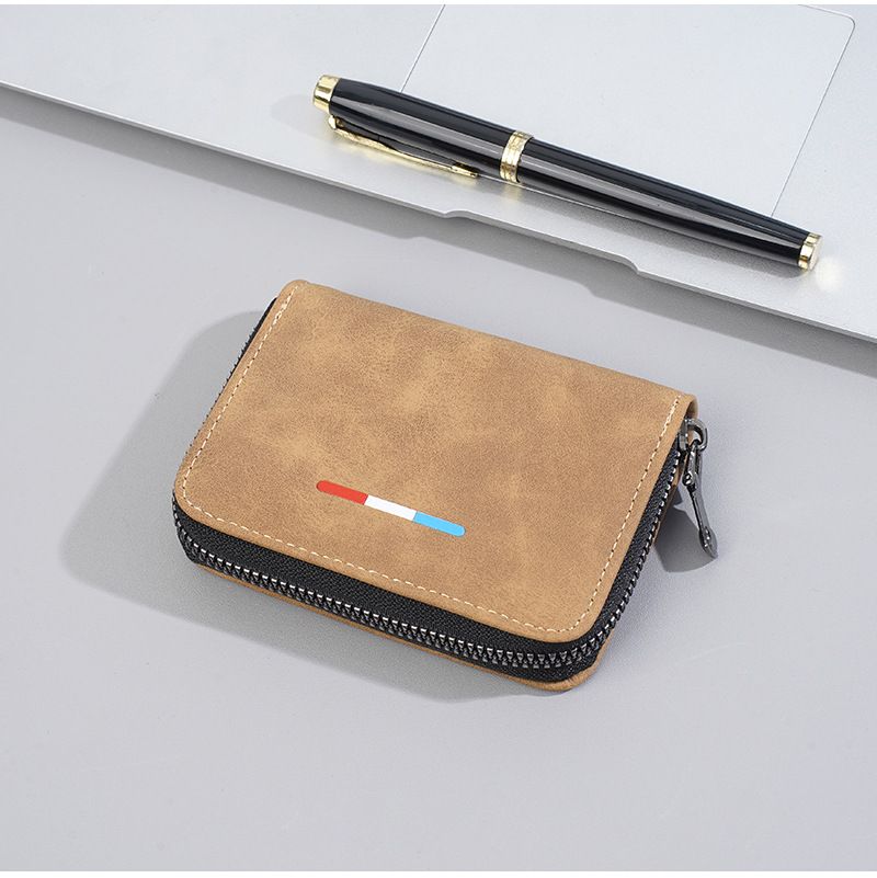 Baellerry New Men's Card Wallet, Simple Retro, Multi-card Design, Organ Style Structure, Set Of Card Wallet, Coin Purse, ID Bag, Card Holder In One._voghion.com