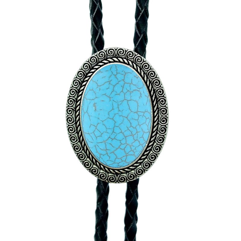 Neue Stil Jade Hemd Kette Bolo Hals Seil Halskette Krawatte_voghion.com