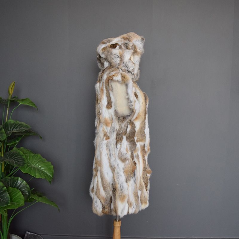 Abbigliamento da donna in vera pelliccia di coniglio_voghion.com