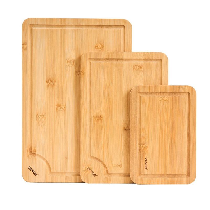 Cutting Board Premium Versatile Handle Builtin Board Cut Bamboo With_voghion.com