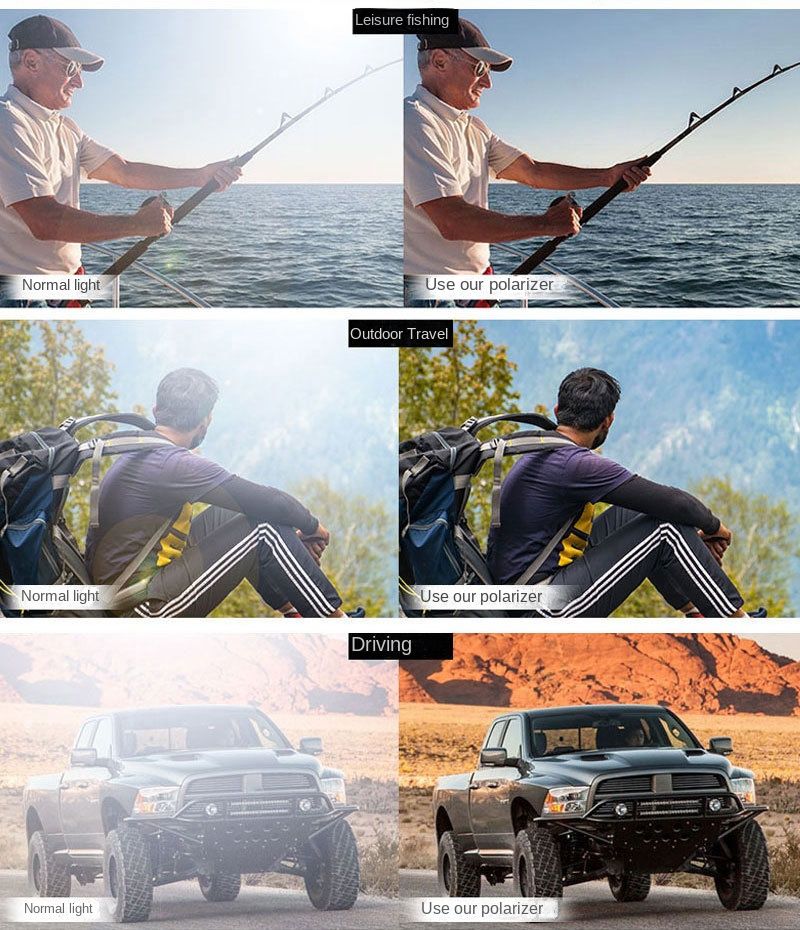 Light-sensitive color-changing sunglasses men's metal double-beam sunglasses sunshade sunscreen UV-blocking polarized sunglasses tide_voghion.com