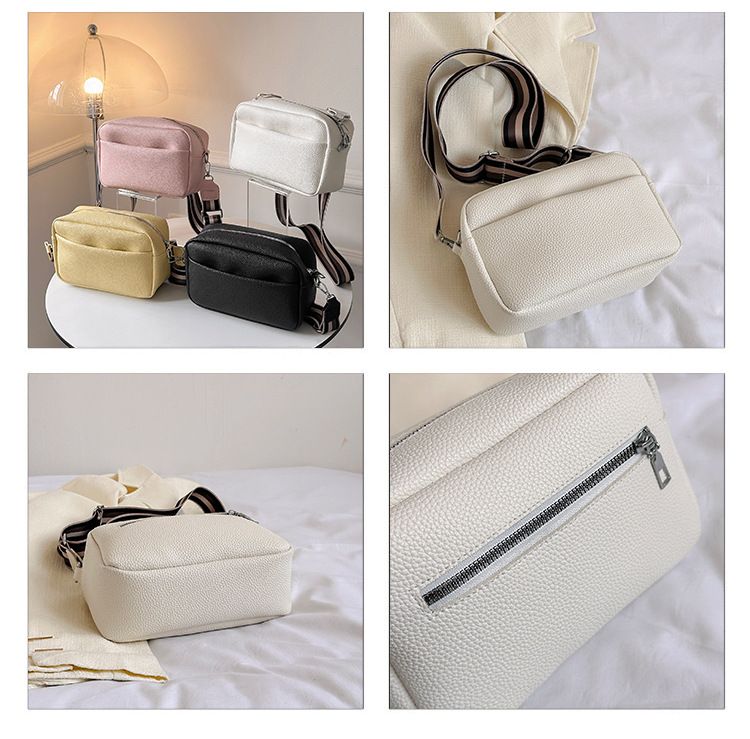 Trendy Damentasche 2023 Neuer grenzüberschreitender Handel Einfarbige PU-Umhängetasche Kleine Damentasche Damen-Umhängetasche Kleine quadratische Tasche_voghion.com