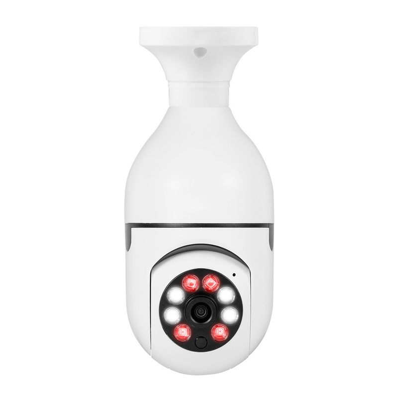 2.4G&5G Wifi Kamera 5MP Outdoor Kabellos CCTV IP E27 4X Digital Zoom Heemiwwerwaachung Smart Tracking Sécherheet_voghion.com