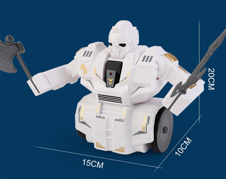 Inteligentny robot bojowy 2.4G Boks Obrotowa zabawka zdalnie sterowana dla dzieci_voghion.com