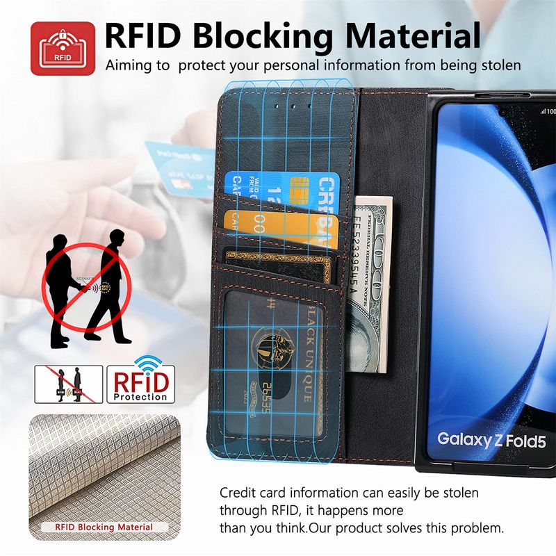 TechGlobe Compatible With Samsung New Creative Magnetic Two-in-One Cover Detachable Phone Case ZFold7 Shell_voghion.com